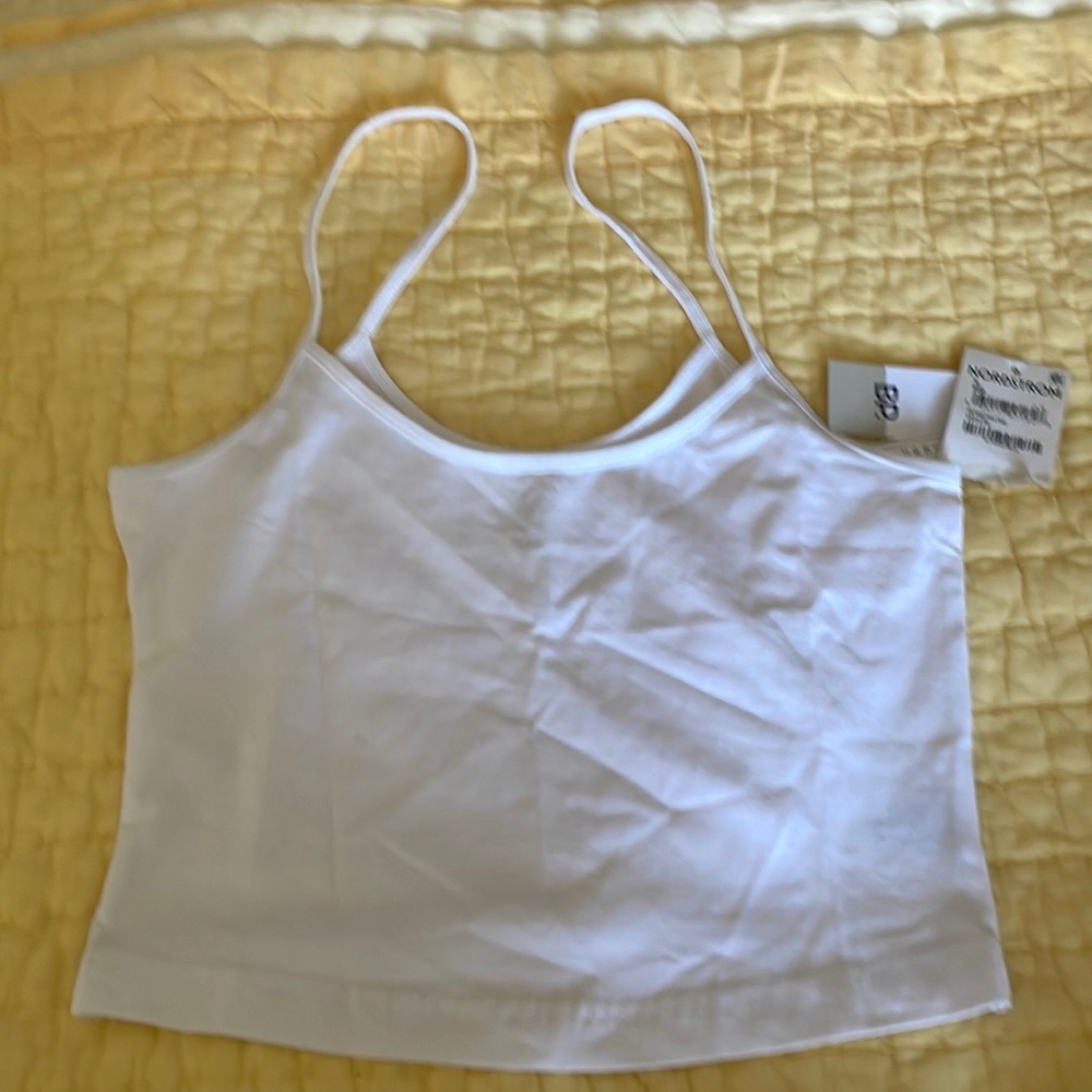 BP NWT crop camisole in cinnamon size S white